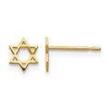 14k Madi K Children's Star of David Post Earrings