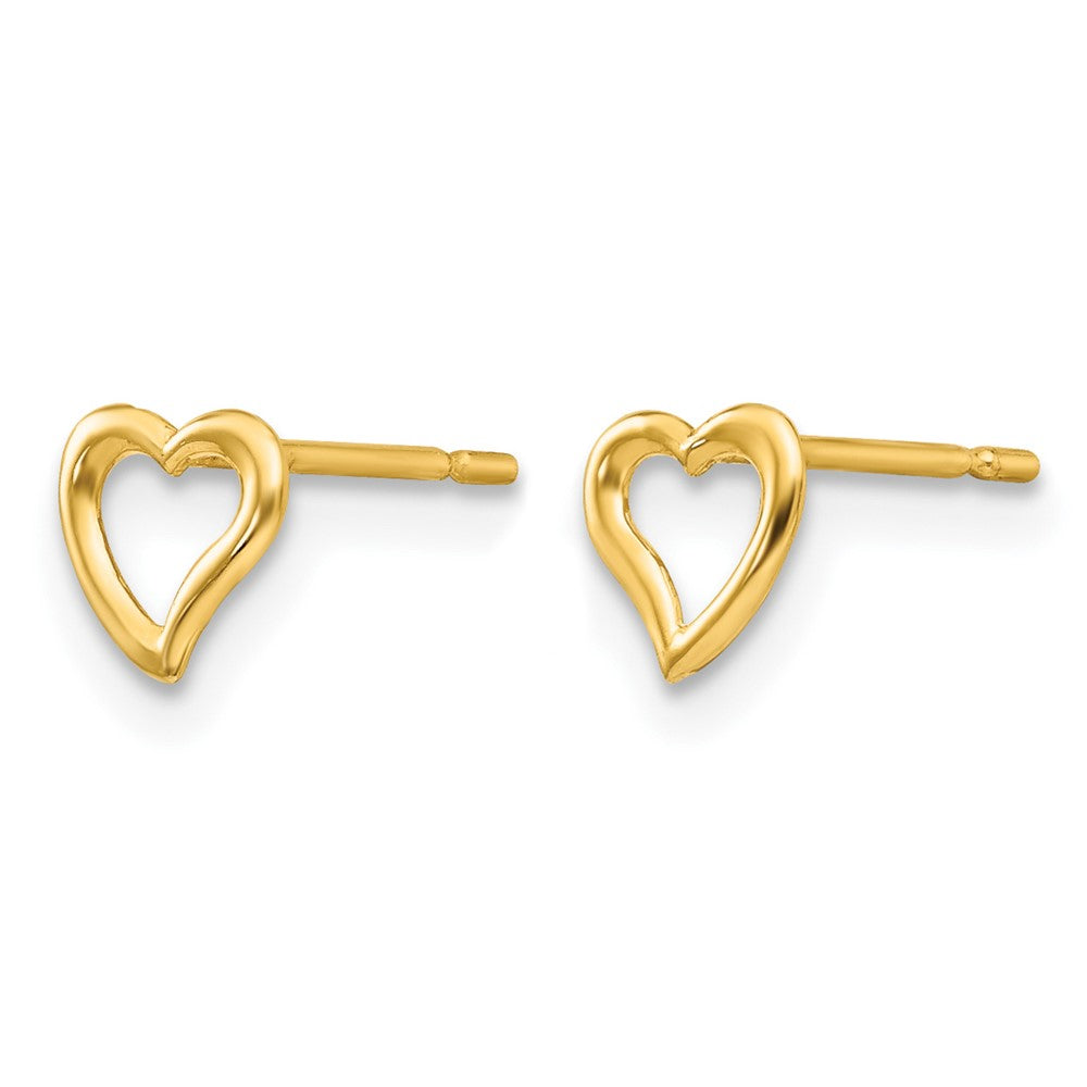 14k Madi K Children's Heart Post Earrings