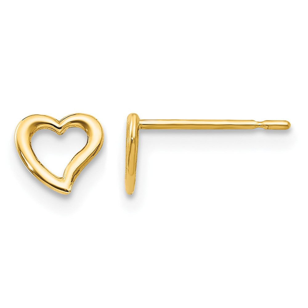 14k Madi K Children's Heart Post Earrings
