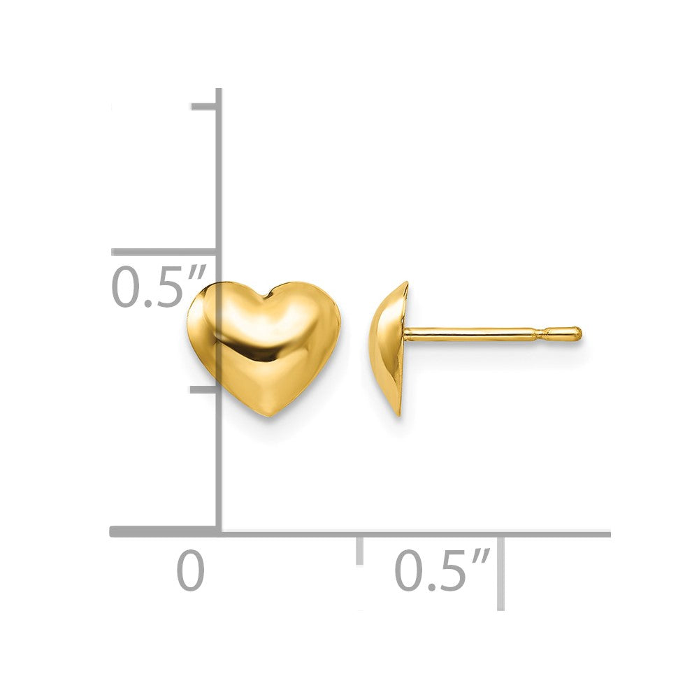 14k Madi K Children's Heart Post Earrings