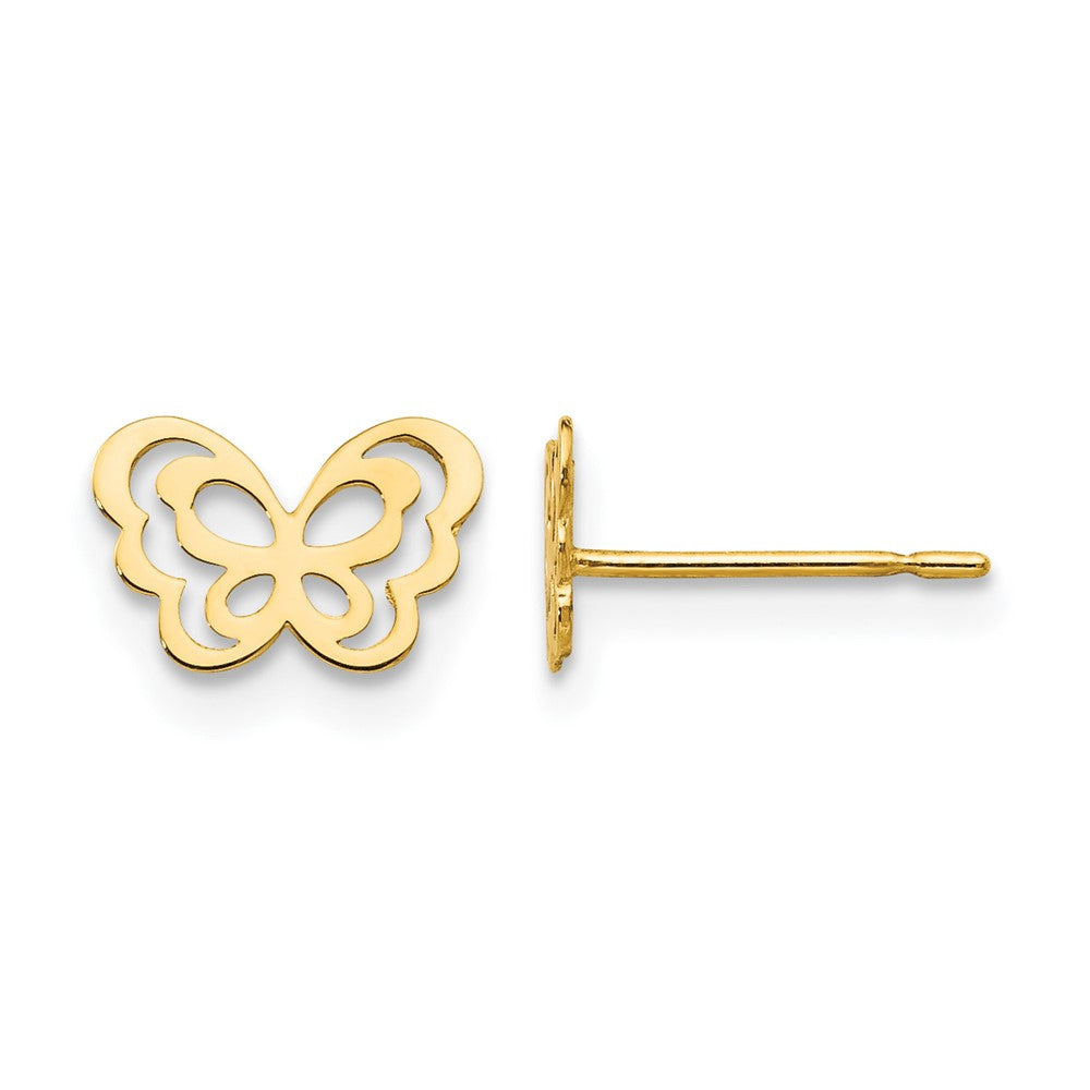 14k Madi K Children's Butterfly Post Earrings