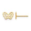 14k Madi K Children's Butterfly Post Earrings