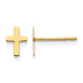 14k Madi K Children's Cross Post Earrings