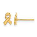 14k Madi K Awareness Ribbon Post Earrings