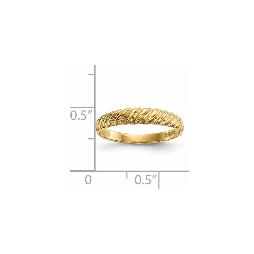 14k Madi K Kids Polished Twist Ring