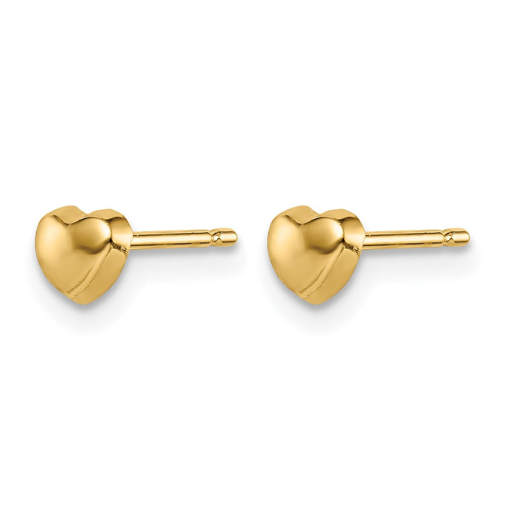 14k Madi K Heart Post Earrings