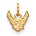 Sterling Silver Gold-pltd LogoArt U.S. Air Force XS Pendant