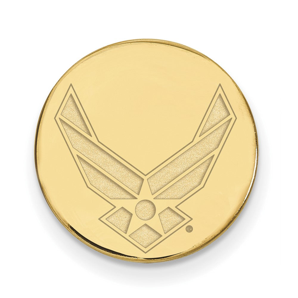 Sterling Silver Gold-pltd LogoArt U.S. Air Force Lapel Pin