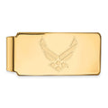 Sterling Silver Gold-pltd LogoArt U.S. Air Force Money Clip
