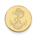 Sterling Silver Gold-pltd LogoArt US Naval Academy Lapel Pin