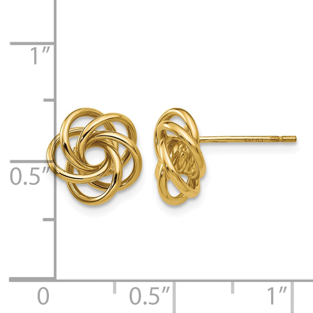 14k Love Knot Earrings