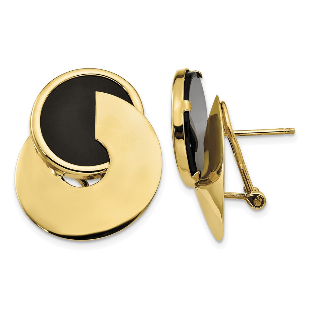 14k Onyx Fancy Earrings