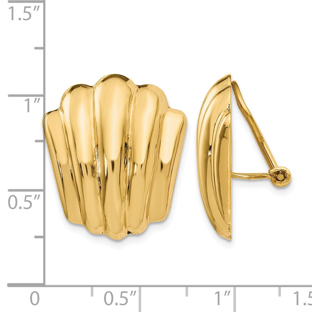 14k Non-pierced Fancy Earrings