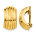 14k Omega Clip Non-pierced Earrings