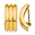 14k Omega Clip Non-pierced Earrings