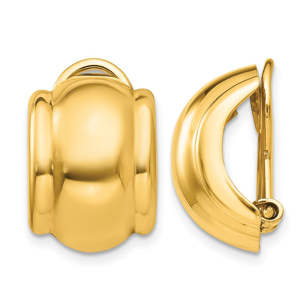 14k Omega Clip Non-pierced Earrings