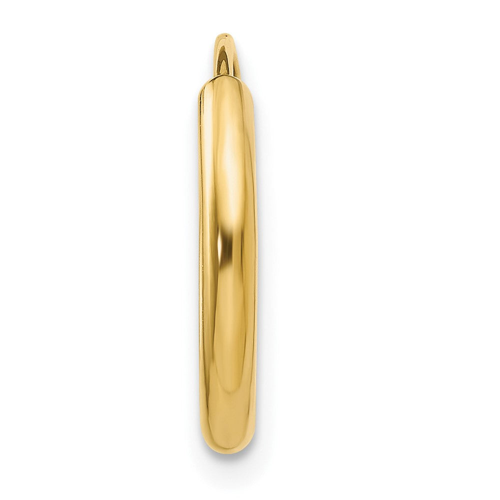 Single 14k Polished Round Endless 2mm Hoop Earring