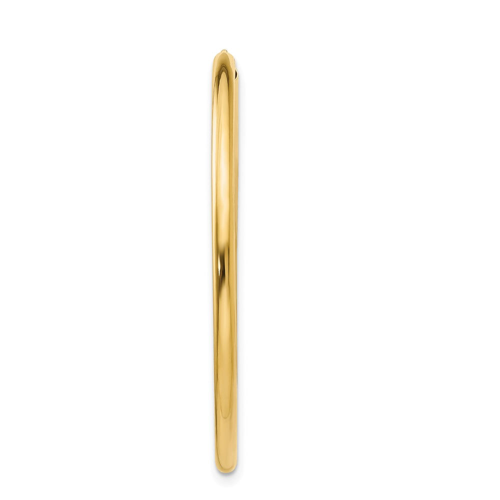 Single 14k Polished Round Endless 2mm Hoop Earring