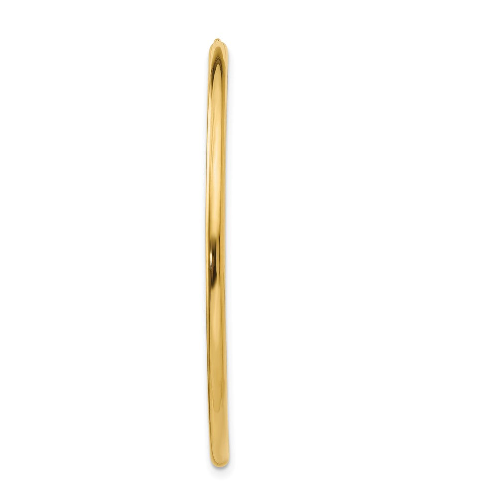 Single 14k Polished Round Endless 2mm Hoop Earring
