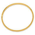 14k 4/16 High Polished Hinged Bangle Bracelet