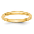 14KY 2.5mm Half Round Band