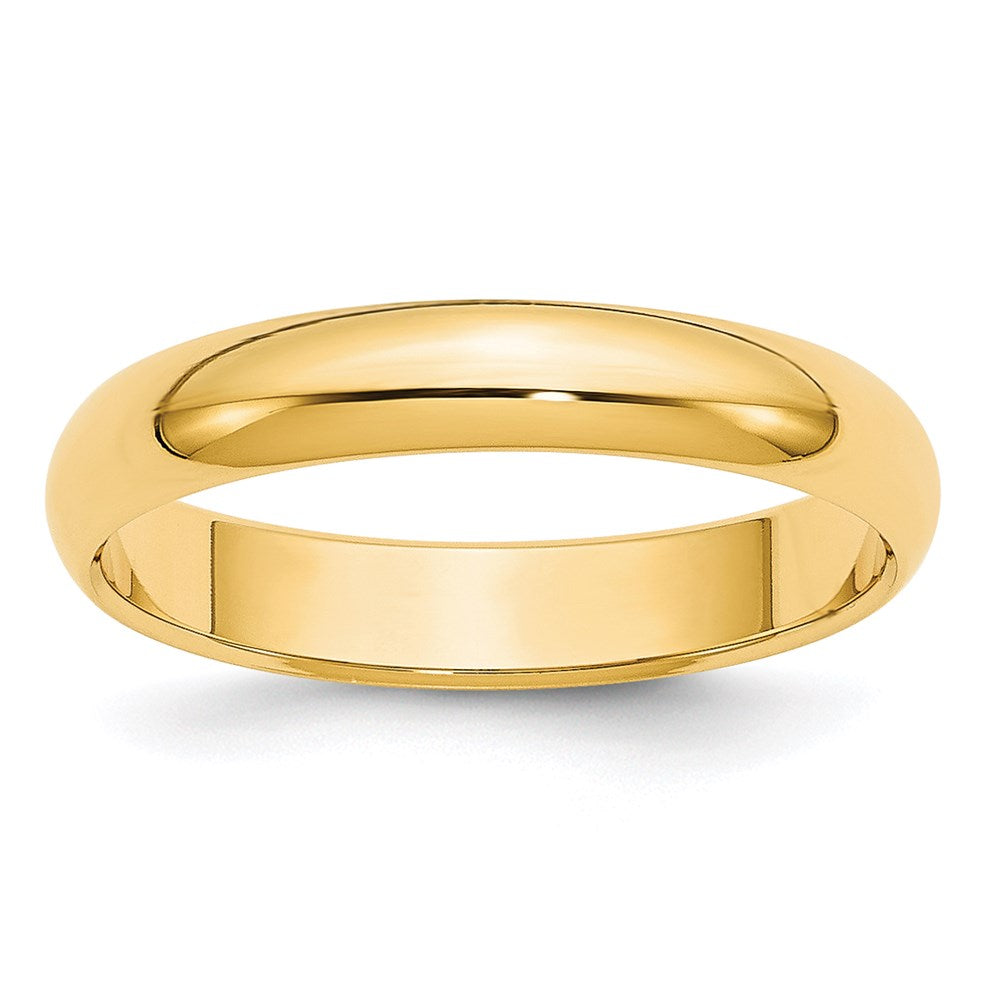 14KY 4mm Half-Round Wedding Band