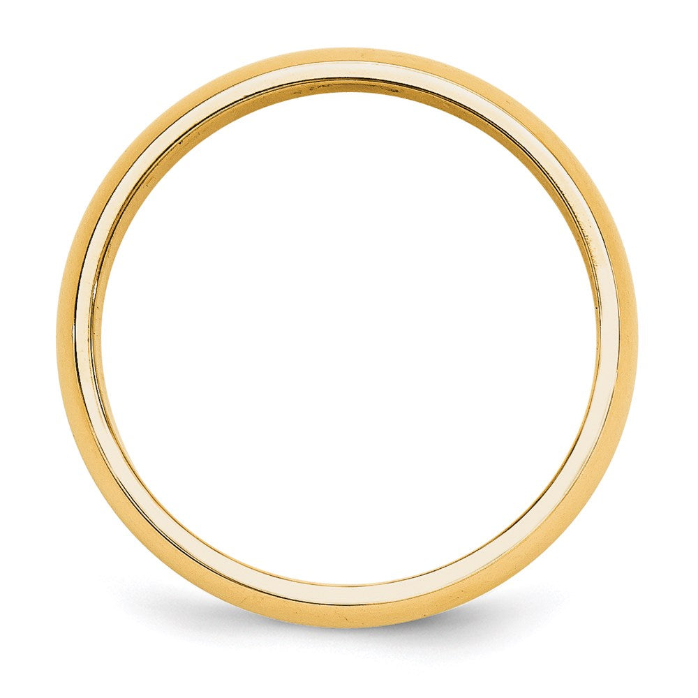 14KY 5mm Half-Round Wedding Band