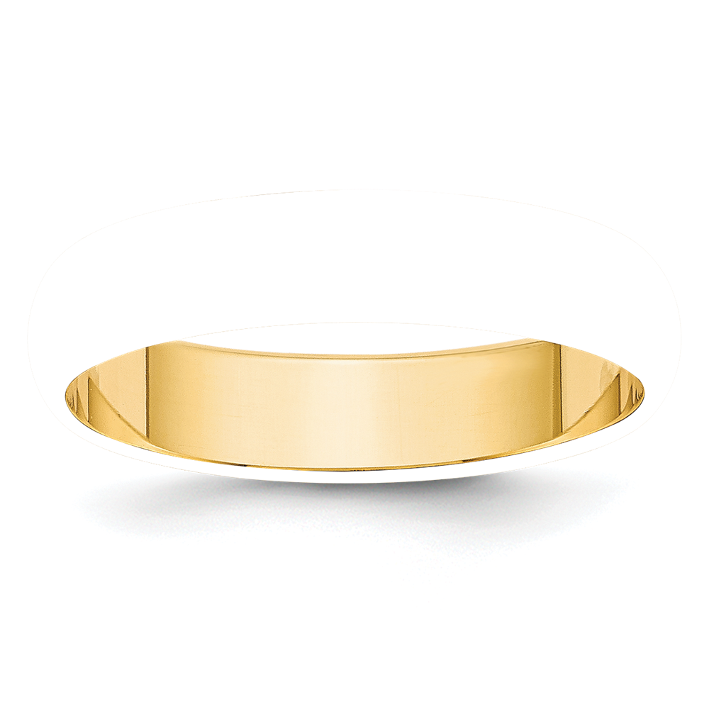 14KY 5mm Half-Round Wedding Band