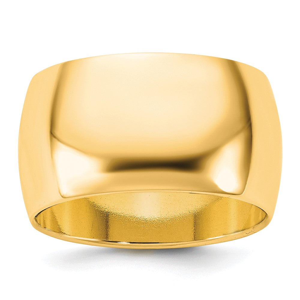 14KY 11mm Half Round Band