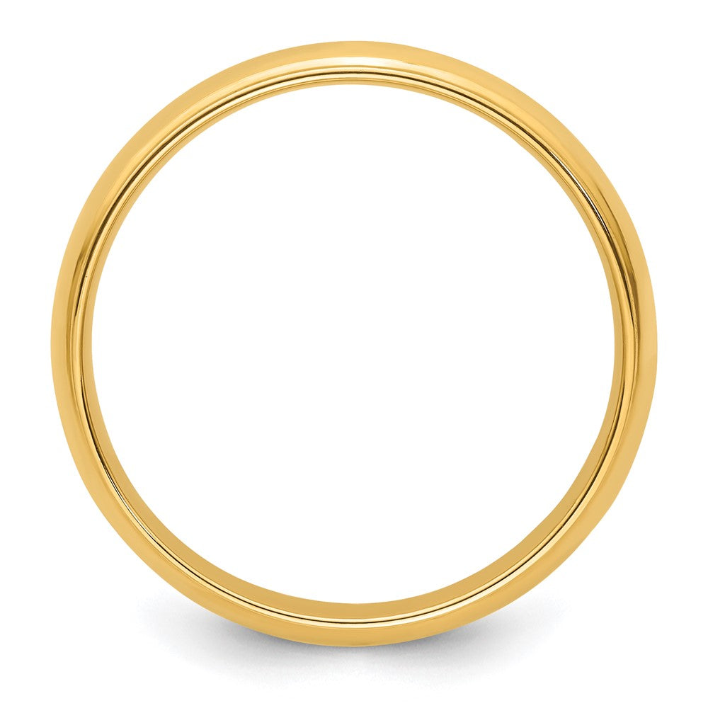 14KY 5mm Half Round with Edge Band
