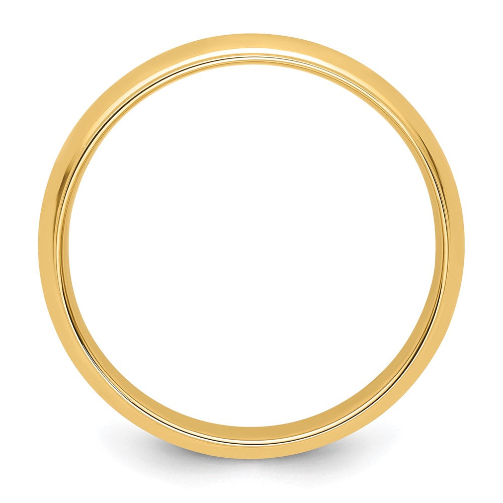 14KY 6mm Half Round with Edge Band