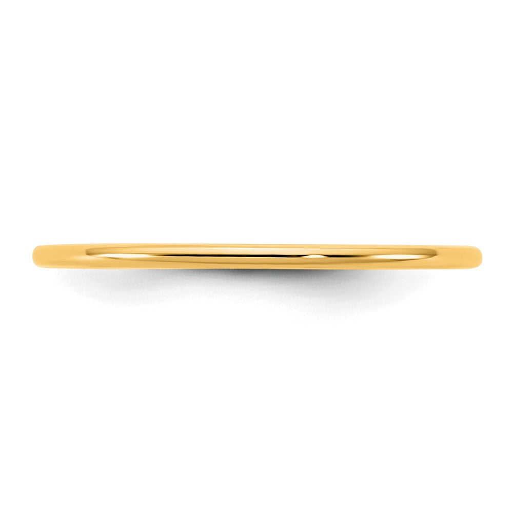 14KY 1mm LTW Half Round Band