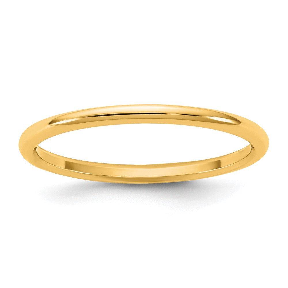 14KY 1.5mm LTW Half Round Band