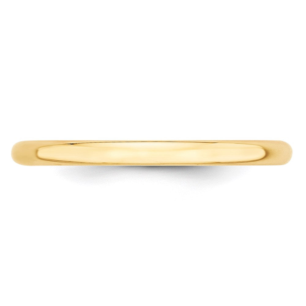 14KY 2mm LTW Half Round Band