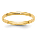 14KY 2mm LTW Half Round Band
