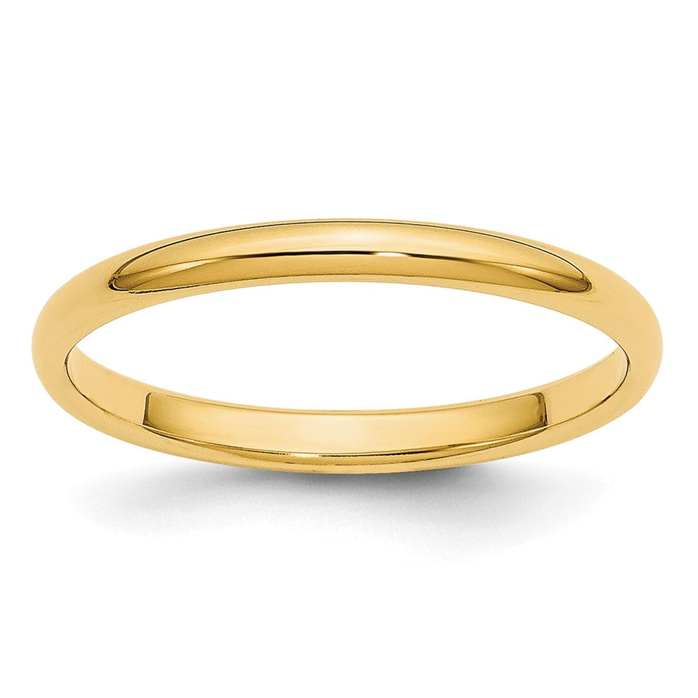 14KY 2mm LTW Half Round Band