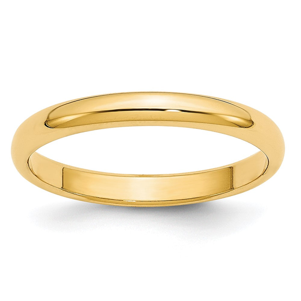14KY 2.5mm LTW Half Round Band