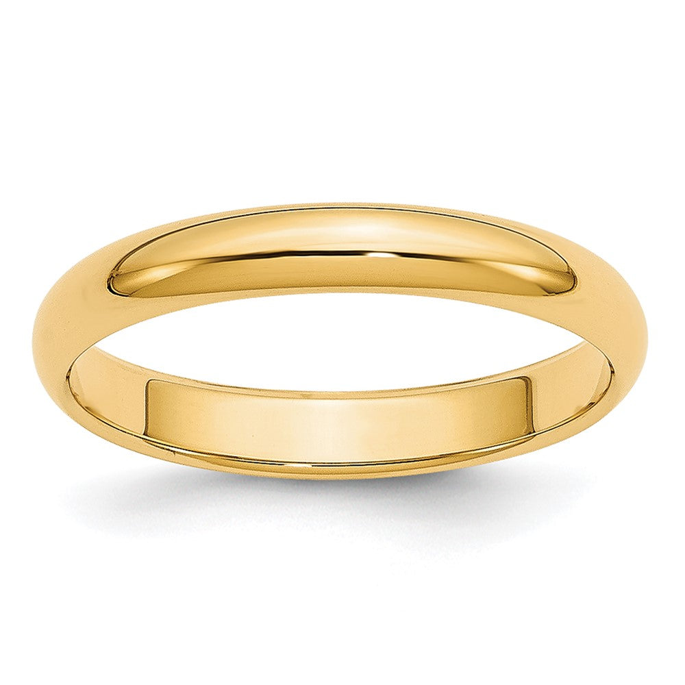 14KY 3mm LTW Half Round Band