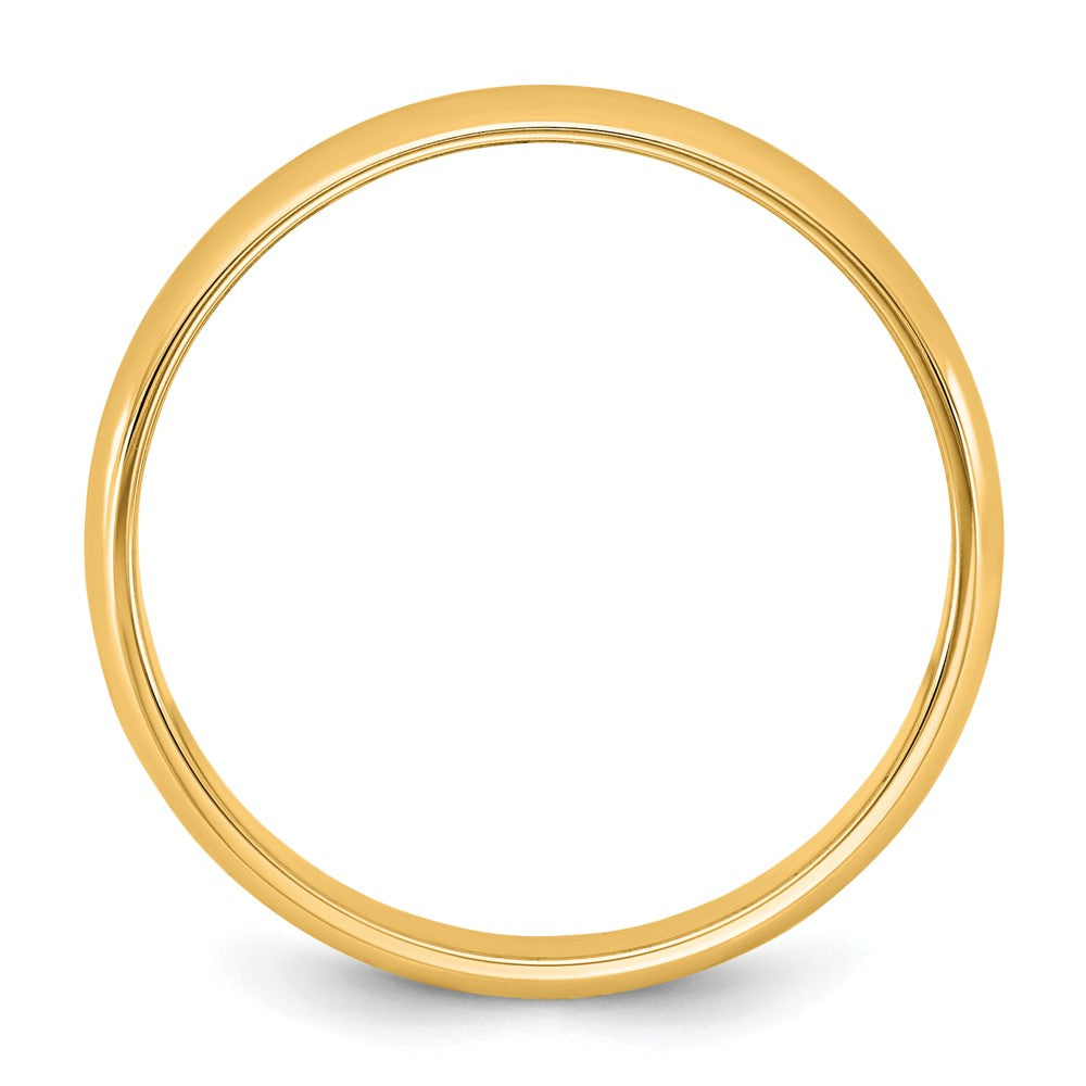 14KY 3.5mm LTW Half Round Band