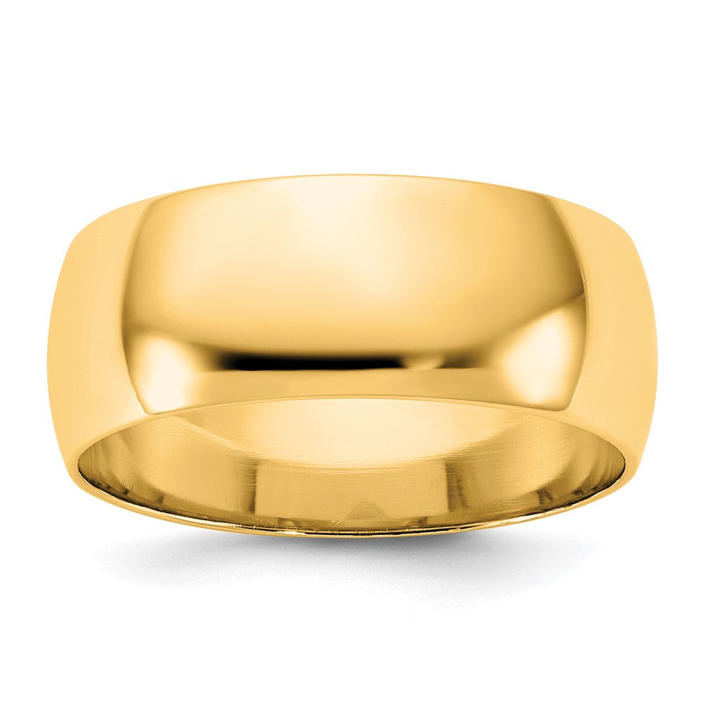 14KY 7.5mm LTW Half Round Band