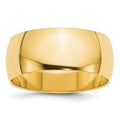 14KY 8mm LTW Half Round Band
