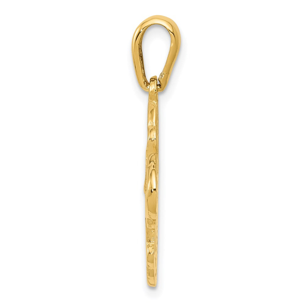 14k Four-Way Medal Pendant