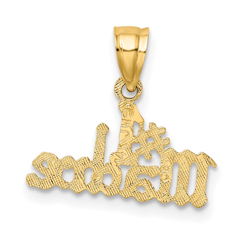 14k #1 MADRE Charm