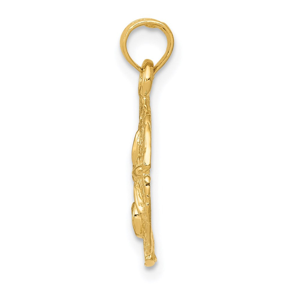 14k Sand Dollar Pendant
