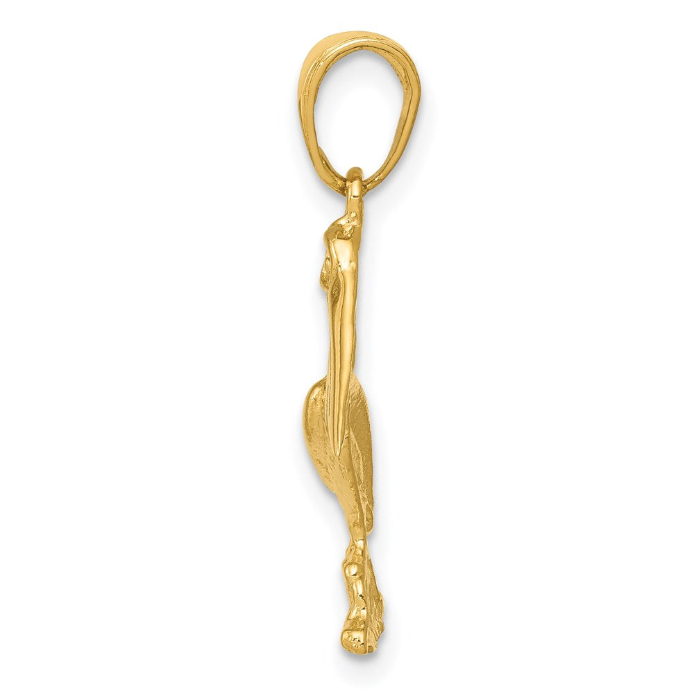 14k Pelican Pendant