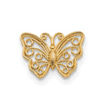Single 14K Butterfly Post Earring
