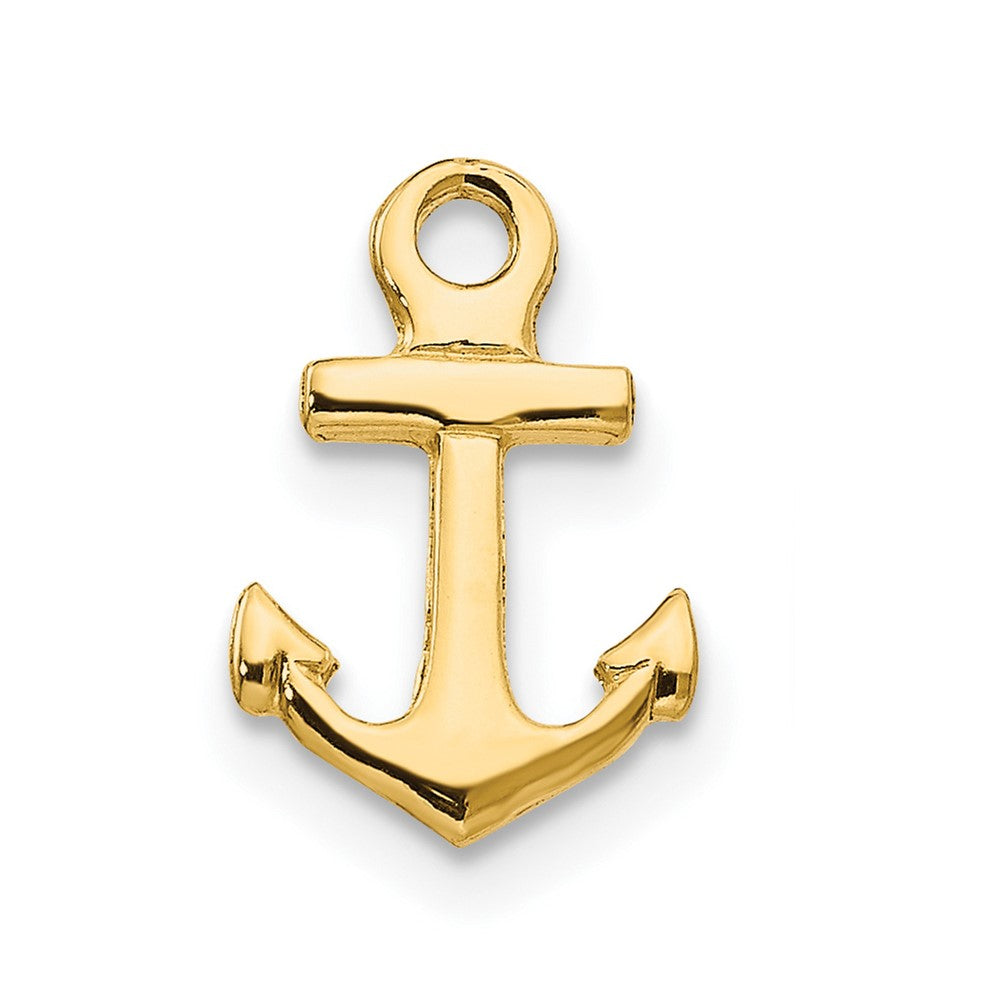 Single 14K Anchor Post Earring