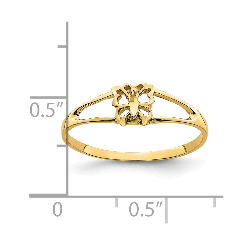 14K Mini Butterfly Ring