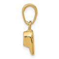 14k 3D Baby Shoe Charm