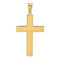 14k Hollow Cross Pendant